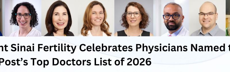 head shots of the mount sinai fertility doctors