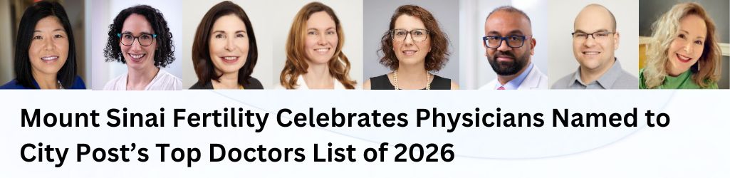 head shots of the mount sinai fertility doctors